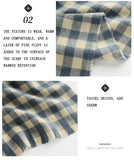 Winter Large Scarf Cashmere Feel Cashmere Checked Shawl Wraps with Tassel Soft Warm Blanket Scarves for Women
