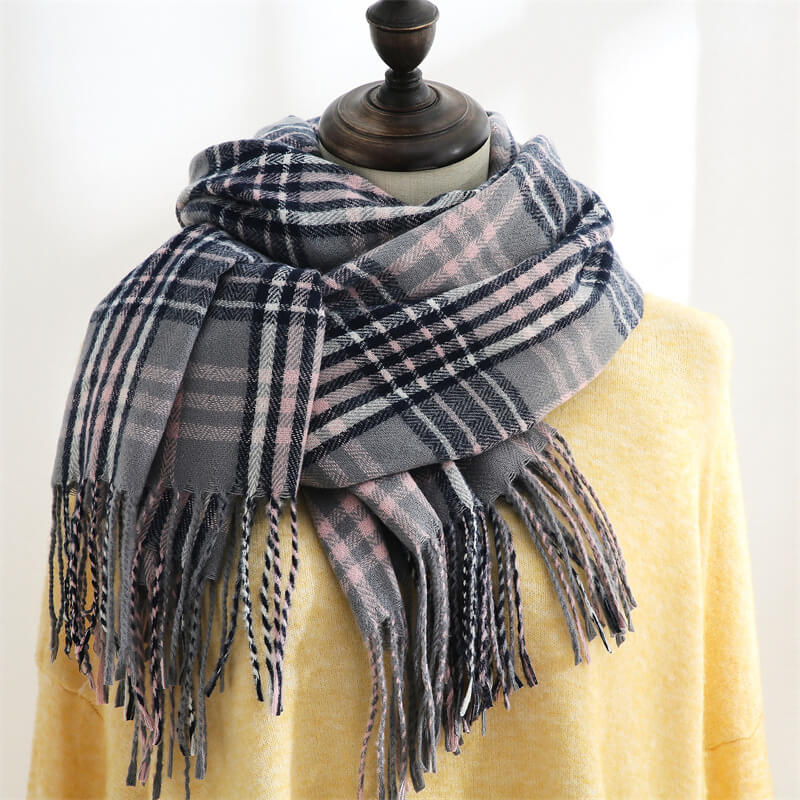Womens Winter Scarf Cashmere Feel Pashmina Shawl Wraps Soft Warm Blanket Scarves for Women