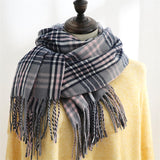 Womens Winter Scarf Cashmere Feel Pashmina Shawl Wraps Soft Warm Blanket Scarves for Women