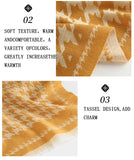 Winter Scarf Cashmere Feel Pashmina Shawl Wraps Soft Warm Blanket Scarves