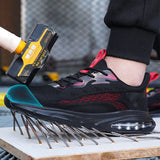 Steel Toe Shoes for Men Breathable and Lightweight Safety Construction Work Sneaker