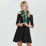 Womens Extra Large Scarf Twilled Silk Square Scarf