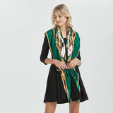 Womens Extra Large Scarf Twilled Silk Square Scarf