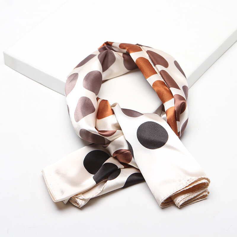 Women's 35" Satin Square Silk Like Hair Scarves and Wraps Headscarf for Sleeping-3 Pieces