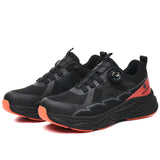 Steel Toe Shoes for Women Men Wide Non Slip Composite Work Sneakers Indestructible Comfortable Safety Tennis Shoes Lightweight Construction Sneakers