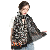Trendy women's scarves all-match little color block medium and long scarves shawls