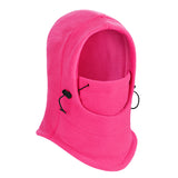 Adjustable thickening mil grain fleece hat winter outdoor cold hat windproof warm hiking hat