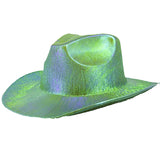 Men and women colorful cowboy hat sequin hat jazz hat hip-hop hat birthday party hat headwear