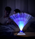 Creative colorful fiber optic light toy led touch flash bedroom starry fiber optic flower atmosphere photo table lamp