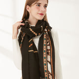 Scarf women's autumn and winter shawl, warm scarf, cashmere like scarf