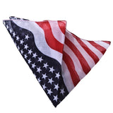 USA Flag Clothing Bandana Patriotic Accessories-Wave Bandana