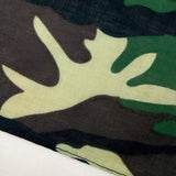 Camo Printed Cotton Bandana Unisex-Detail Picture