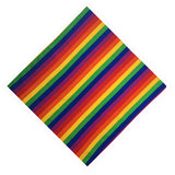 Rainbow Bandana Unisex  for Party Celebration Supplies-Side Picture