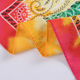 Tie Dye Cotton Colorful Paisley Cotton Bandanas-Detail Picture