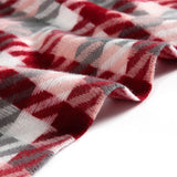 Warm autumn and winter soft scarf plaid-detail picture