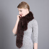 Women's Winter Versatile Warm Fur Fox Fur Scarf Woven Scarf