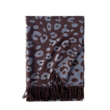 Women's scarf tassel imitation cashmere leopard print scarf warm shawl