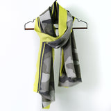 Scarf printed in winter cashmere warm scarf shawl colorful edge fashion