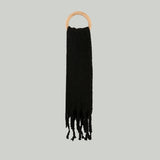 Women's autumn and winter mohair pure wool scarf tassel shawl leisure multi-functional scarf