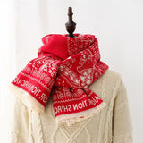 Ethnic style scarf female orange elegant lady imitation cashmere warm scarf