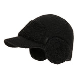 Men's winter knitting cap Double layer thickened thermal sleeve cap Outdoor cold proof ear cap