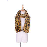 Autumn and winter leopard like cashmere warm thickened women's scarf shawl dual-use