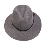 Straw hat women's temperament top hat retro British style jazz hat leisure travel big brim hat