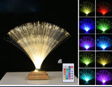 Creative colorful fiber optic light toy led touch flash bedroom starry fiber optic flower atmosphere photo table lamp
