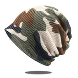 Men's and women's thin hollowed-out outdoor riding scarf cap printing scarf dual-use pile head cap