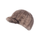 Mink winter fashion mink velvet hat men and women with the same style wild thick warm knight hat