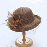 Ladies Fashion Mesh Hat Outdoor Sun Hat Black Premium Cap
