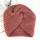 Women's wool knitting Indian hat Autumn and winter warm hat Winter hat