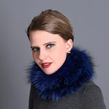 Neck scarf, female winter fur collar, small neck scarf, thickened warm scarf, fox fur