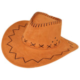 Western cowboy hat travel casual men's sun hat American wild retro style female net red knight sun hat