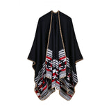 Hand sewn thickened and lengthened cape Air conditioning warm decoration shawl Scarf