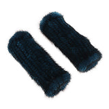 Mink fur half-finger gloves warm fur winter ladies cute all-match fingerless wristbands