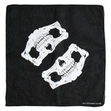 12 skull bandana tie retro hip-hop pocket squares--style 30