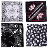 12 skull bandana tie retro hip-hop pocket squares--4 Color Mixing-06