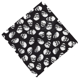 12 skull bandana tie retro hip-hop pocket squares--style 15