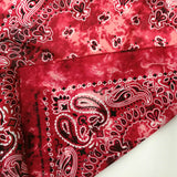Tie Dye Cotton Paisley Bandana Cowboy Handkerchief-Detail Picture