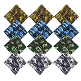 Camo Bandanas Cotton Headwraps Wristband Sports Face Cover for Running Cycling Hiking, 22 x 22 Inches