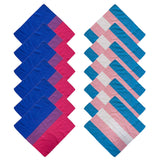Cotton Bandanas Multipurpose Square Handkerchiefs Headbands-Mix And Match-Two
