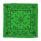 Men's Women's 100% Cotton Multi-Purpose Bandana Gift Sets – Green
