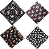 12 skull bandana tie retro hip-hop pocket squares--4 Color Mixing-04