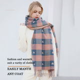 Women's Blanket Chunky Oversized Winter/Fall Warm Scarf Scarves Wrap Shawl